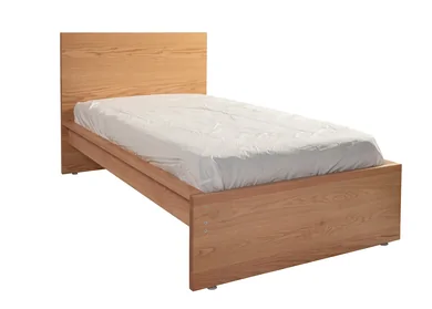 Colección IVANNA
Base de cama, alta, NATURAL encino rojo macizo.