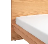 Colección IVANNA
Base de cama, alta, NATURAL encino rojo macizo.